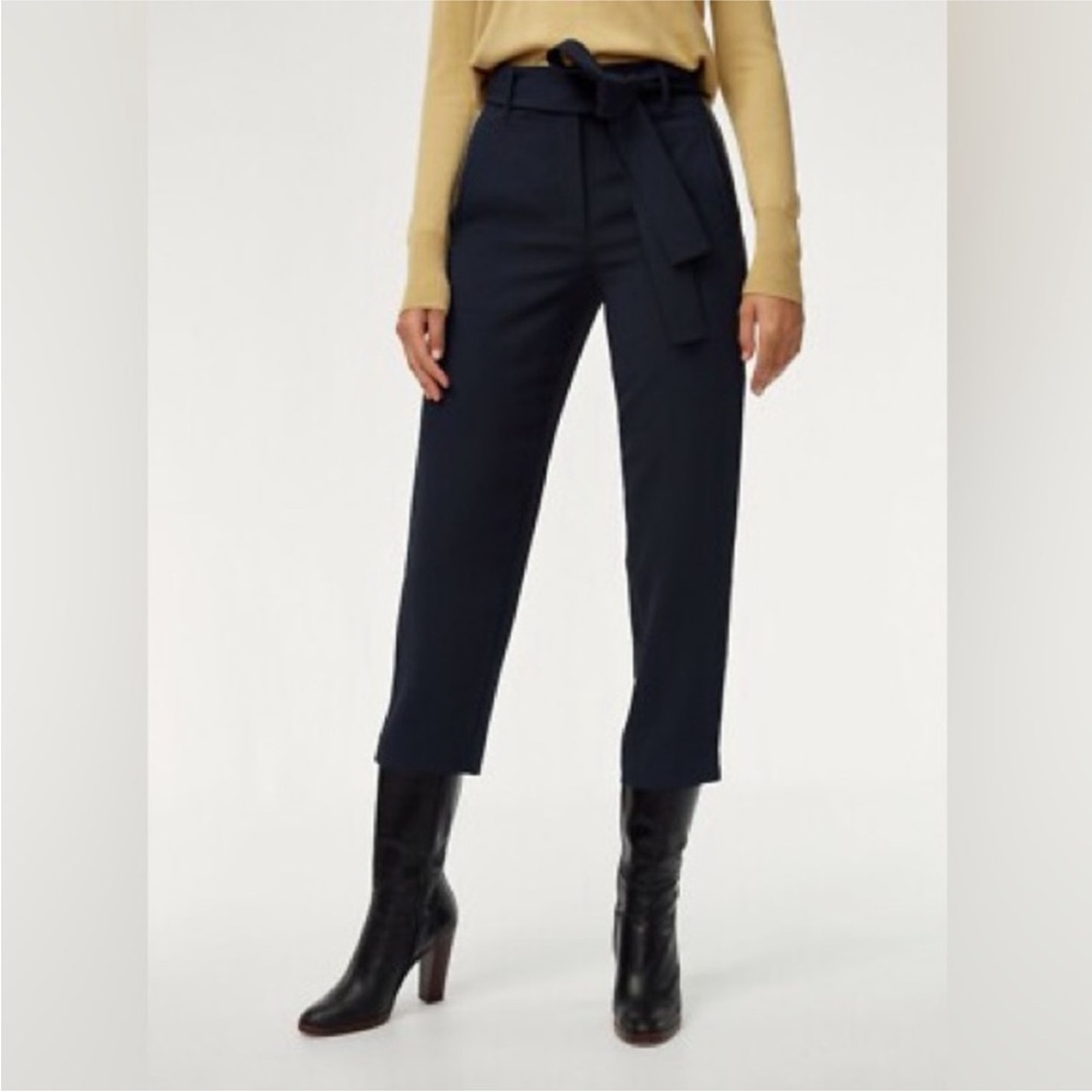 Aritzia Wilfred Navy Dress Pants Women